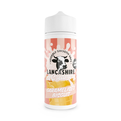 Caramelised Biscuit E-Liquid Shortfill By The Lancashire ICE Creamery 100ml