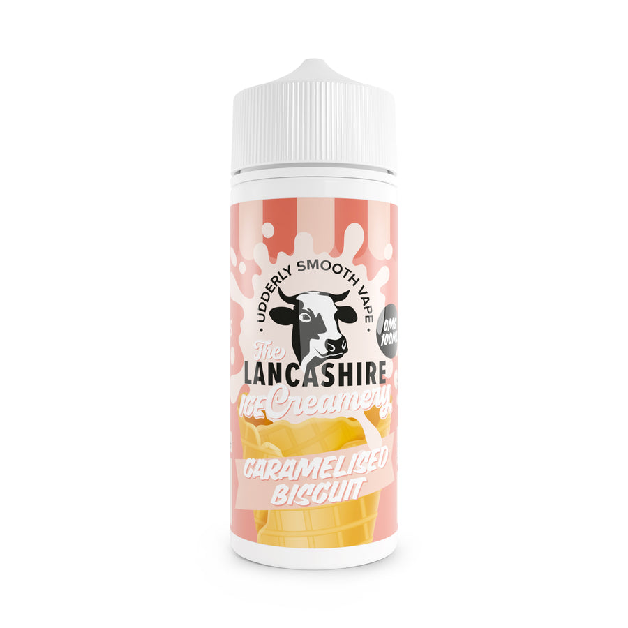Caramelised Biscuit E-Liquid Shortfill By The Lancashire ICE Creamery 100ml