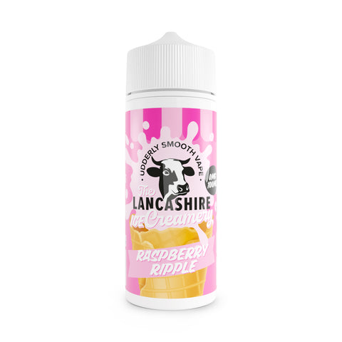 Raspberry Ripple E-Liquid Shortfill By The Lancashire ICE Creamery 100ml