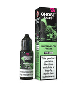 Watermelon Freeze GHOST SALTS E-Liquid Nicotine Salt By Vapes Bars 10ml