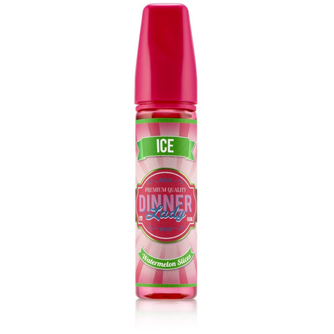 Watermelon Slices E-Liquid Shortfill By Dinner Lady Ice 50ml