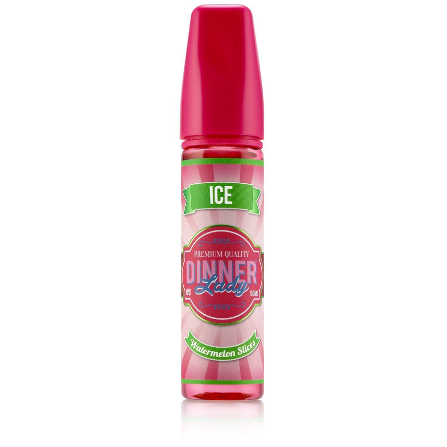 Watermelon Slices E-Liquid Shortfill By Dinner Lady Ice 50ml