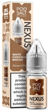 White Chocolate Mocha NEXUS E-Liquid Nicotine Salt By Pod Salt 10ml