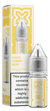 White Gummy Bear NEXUS E-Liquid Nicotine Salt By Pod Salt 10ml