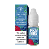 Wild Strawberries & Blueberries E-Liquid Nicotine Salt By Pixie Juice Vol. 2 10ml