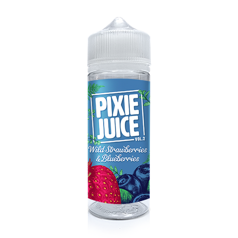 Wild Strawberries & Blueberries E-Liquid Shortfill By Pixie Juice Vol.2 100ml