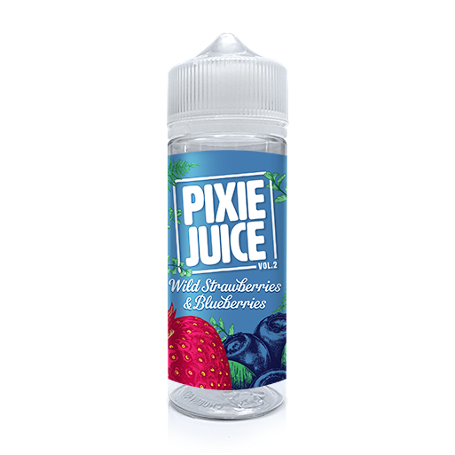 Wild Strawberries & Blueberries E-Liquid Shortfill By Pixie Juice Vol.2 100ml