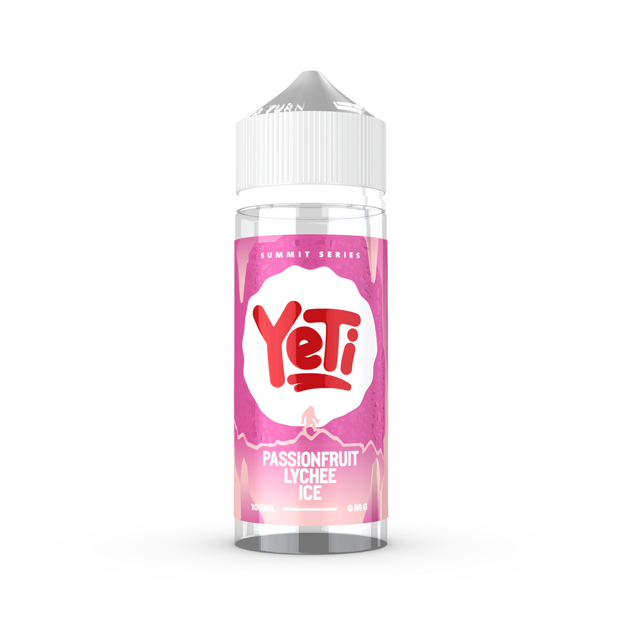 Passion Fruit Lychee Ice E-Liquid Shortfill SUMMIT SERIES By Yeti 100ml